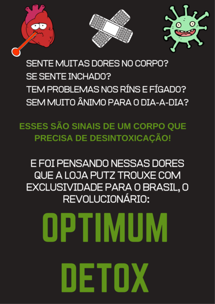 Optimum Detox – Aparelho para Limpeza do Organismo