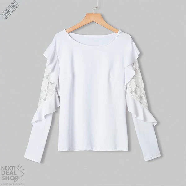 Blusa Feminina Babados Floral