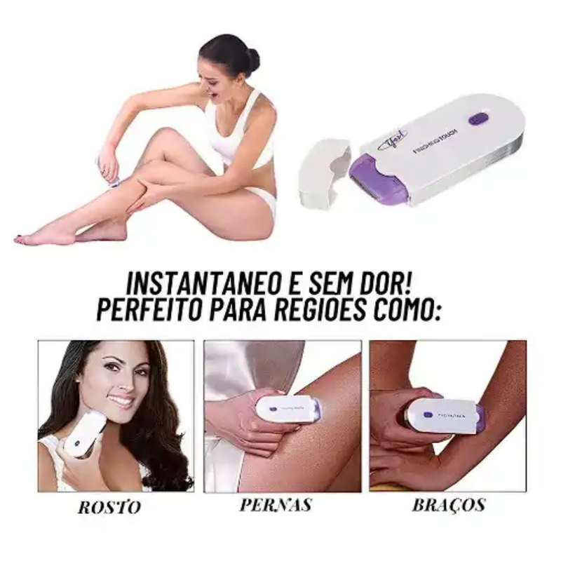 [ÚLTIMAS UNIDADES QUEIMA DE ESTOQUE] Depilador Indolor + Brinde - Easyhair