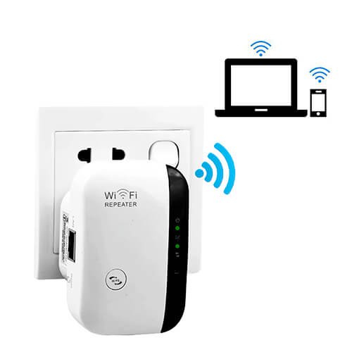 Repetidor WiFi SuperBoost™ – Amplificador de Sinal Wireless