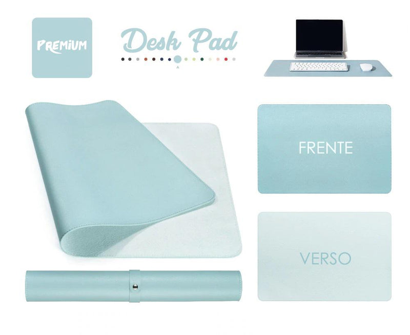 Desk Pad Extra Grande Premium, Couro Ecológico