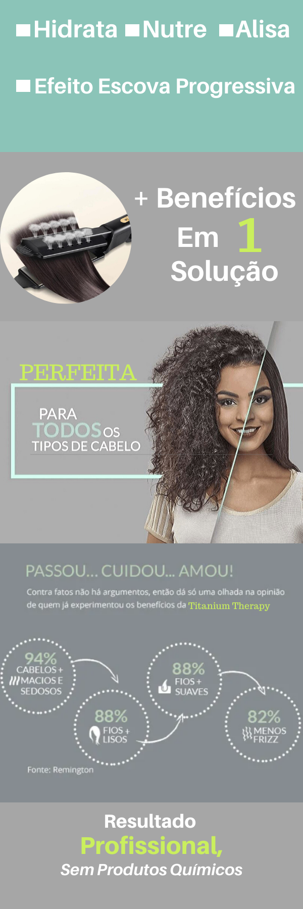 Chapinha Profissional – Titanium Therapy (BIVOLT)