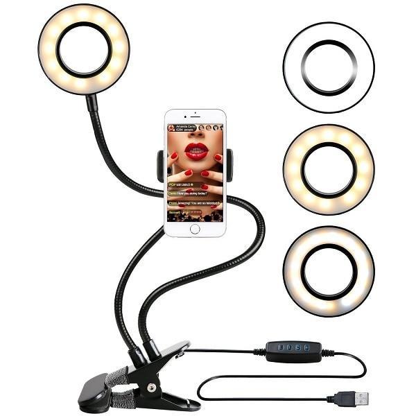 Kit Iluminação e Suporte para Celular